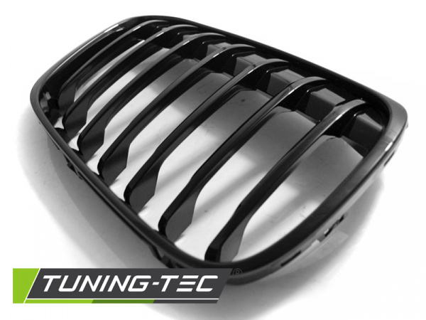 Upgrade Sportgrill Nieren für BMW X1 F48 15-19 Hochglanz schwarz